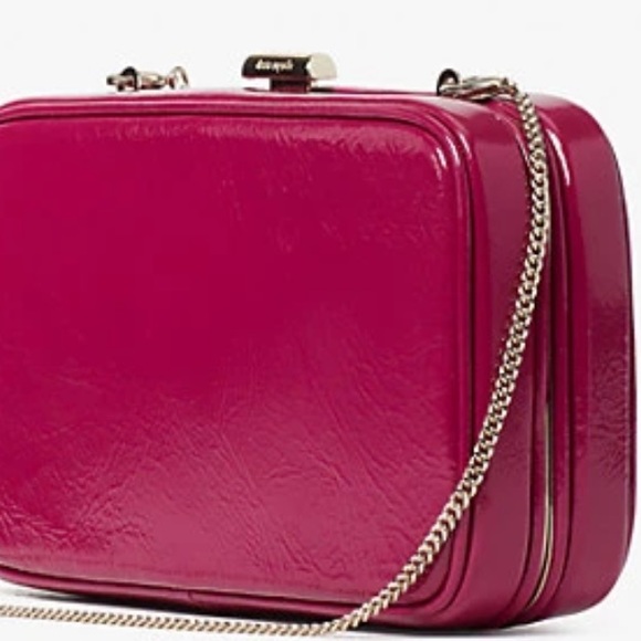 Kate Spade New York  Raspberry Tonight Stunning Leather Clutch - Picture 9 of 9